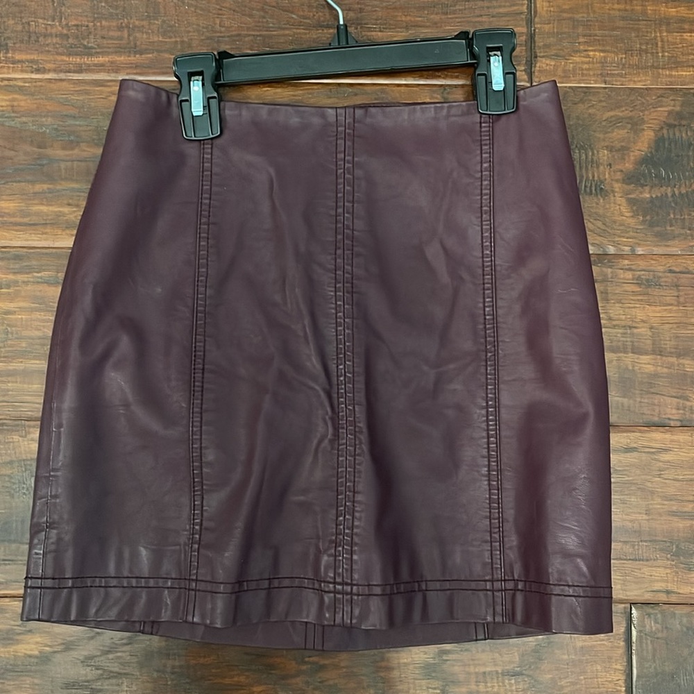 Free People Purple Mini Skirt